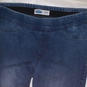 Old Navy Blue Jeggings with Elastic Waistband